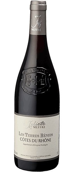 Vin Rhône - Côtes du Rhône - Les Terres Bénies - Rouge - 2015